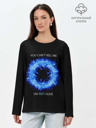 Лонгслив женский. Хлопок / Detroit Become Human