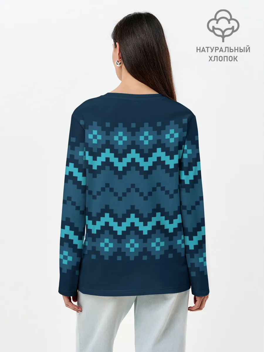 Лонгслив женский. Хлопок / Марио Санта Клаус