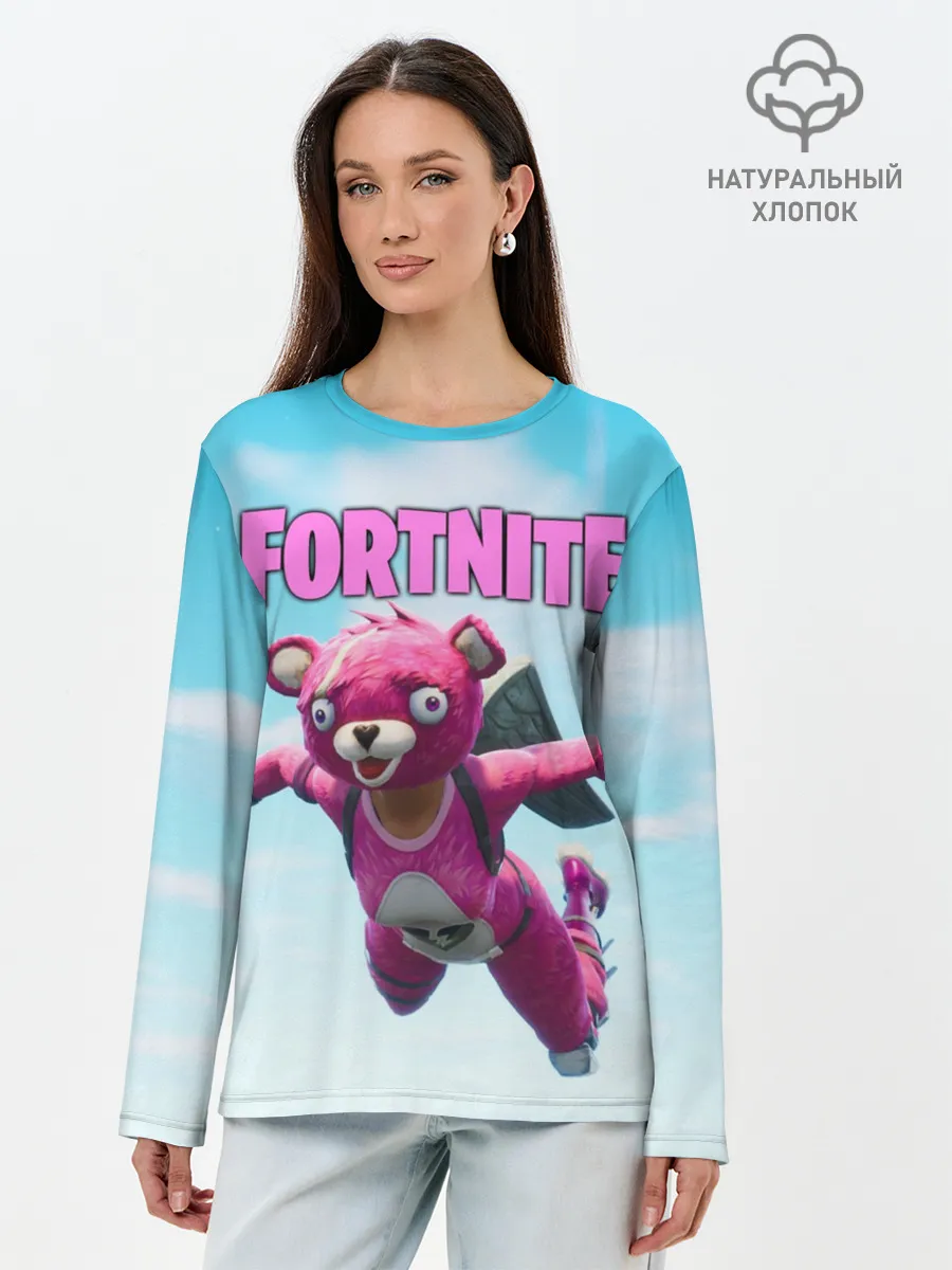 Лонгслив женский. Хлопок / Fortnite Save the World