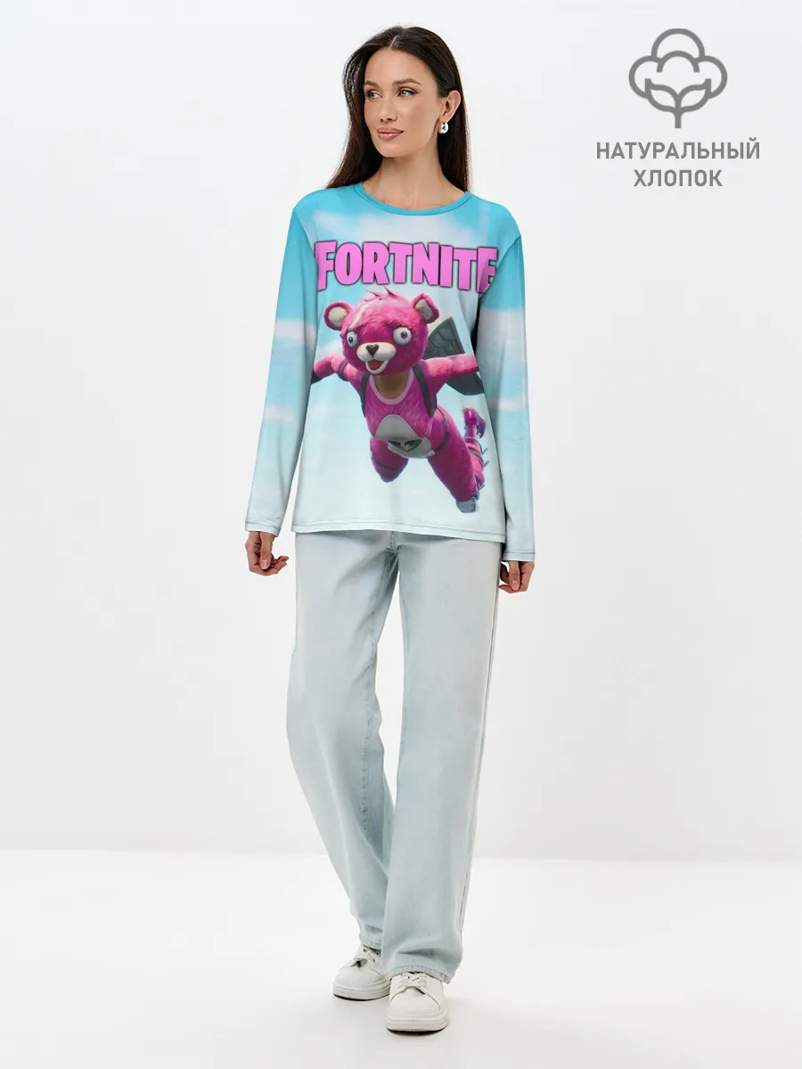 Лонгслив женский. Хлопок / Fortnite Save the World