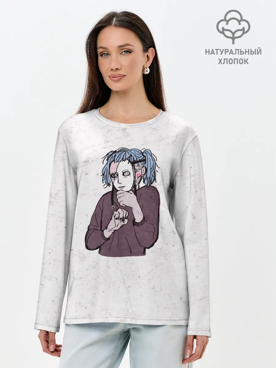 Лонгслив женский. Хлопок / Sally Face