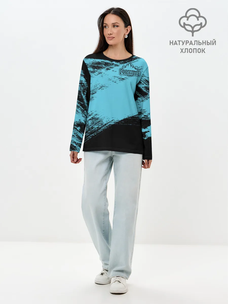 Лонгслив женский. Хлопок / Fortnite Save the World
