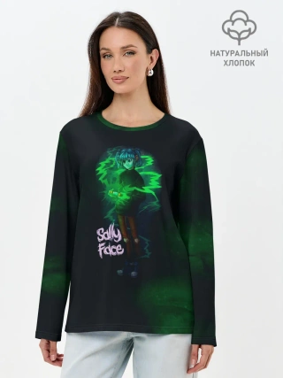 Лонгслив женский. Хлопок / Sally Face