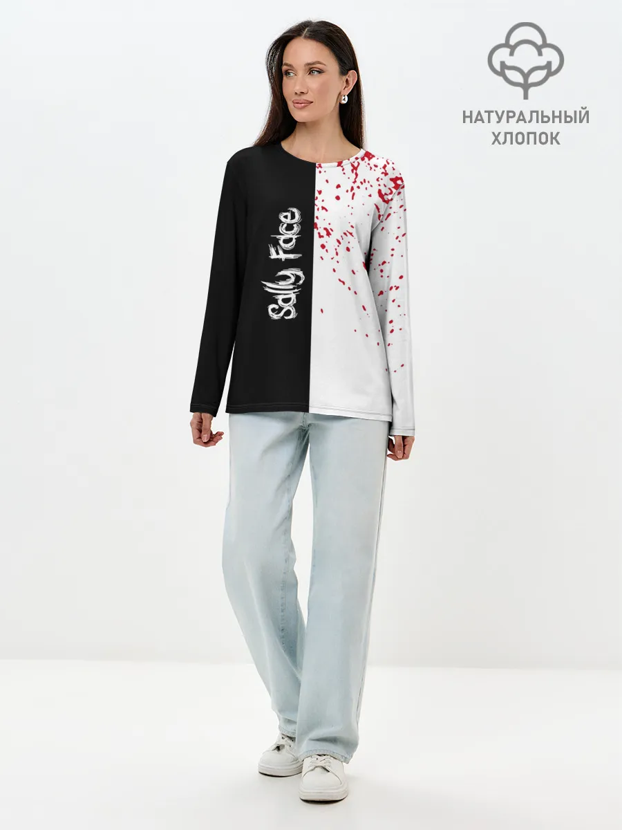 Лонгслив женский. Хлопок / Sally Face