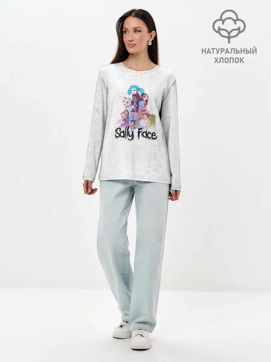 Лонгслив женский. Хлопок / Sally Face