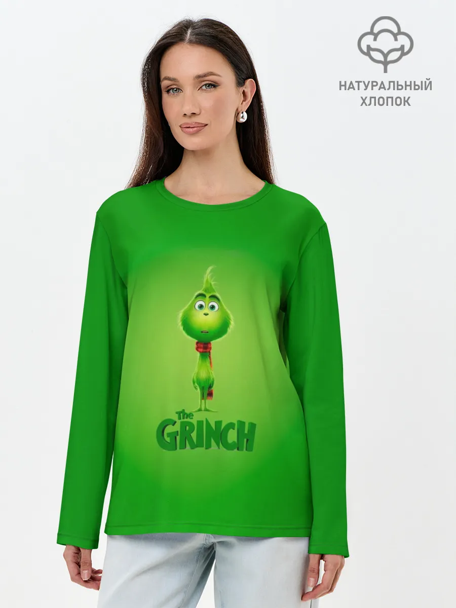 Лонгслив женский. Хлопок / Dr. Seuss The Grinch