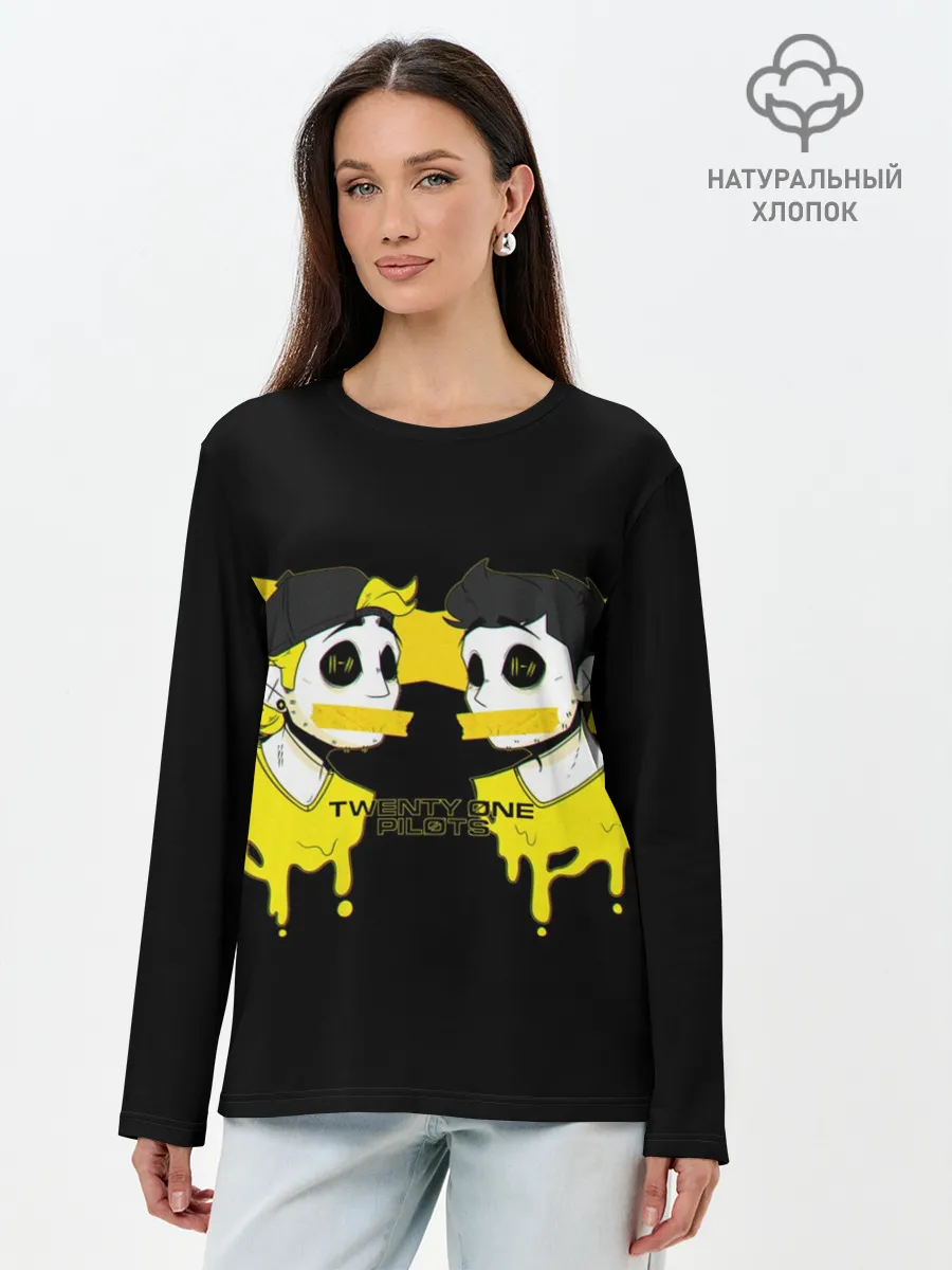 Лонгслив женский. Хлопок / Twenty One Pilots