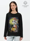 Лонгслив женский. Хлопок / The Nightmare Before Christmas