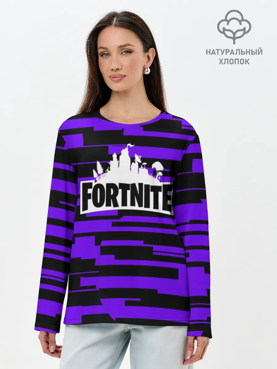 Лонгслив женский. Хлопок / FORTNITE