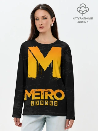 Лонгслив женский. Хлопок / METRO EXODUS