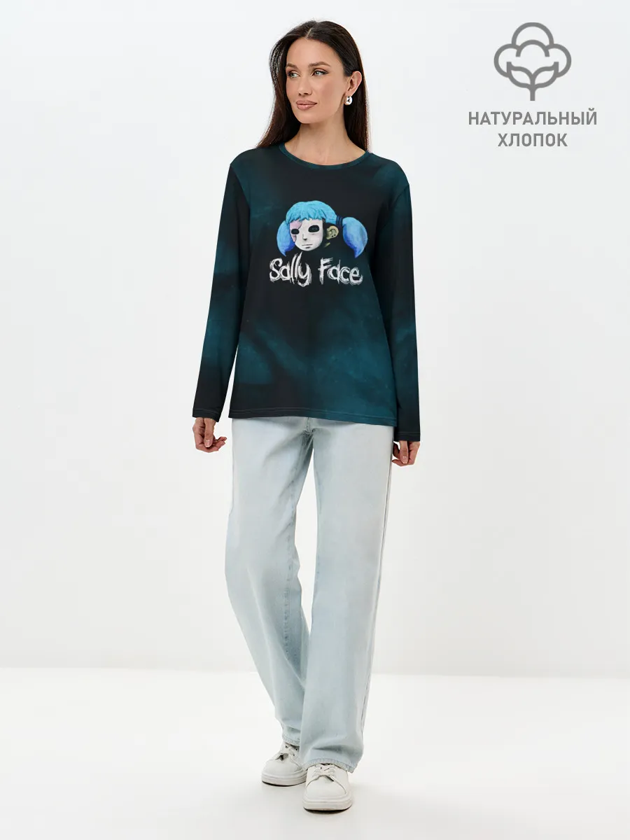 Лонгслив женский. Хлопок / Sally Face
