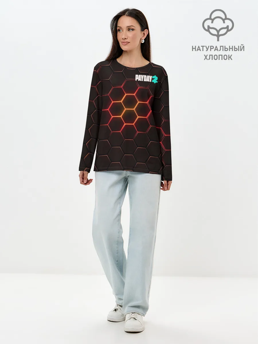 Лонгслив женский. Хлопок / Payday 2