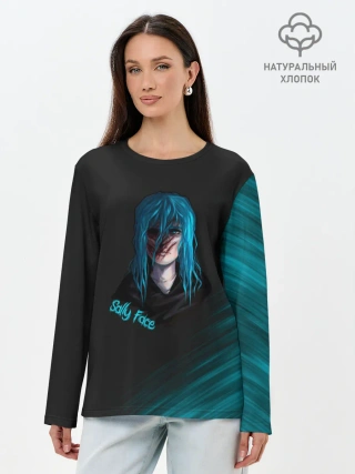 Лонгслив женский. Хлопок / Sally Face