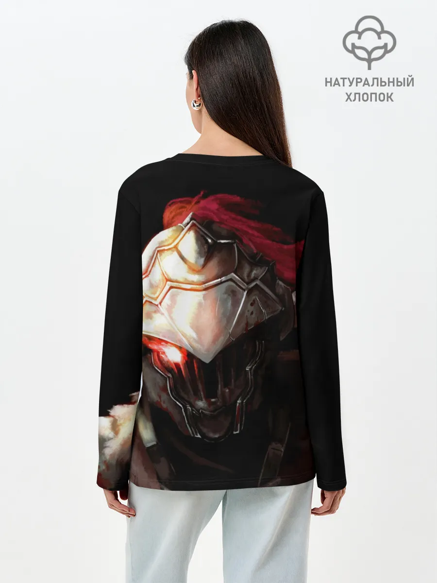 Лонгслив женский. Хлопок / Goblin Slayer Monster