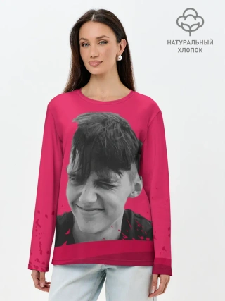 Лонгслив женский. Хлопок / Тима Белорусских
