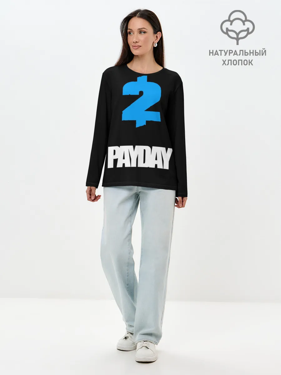 Лонгслив женский. Хлопок / PAYDAY