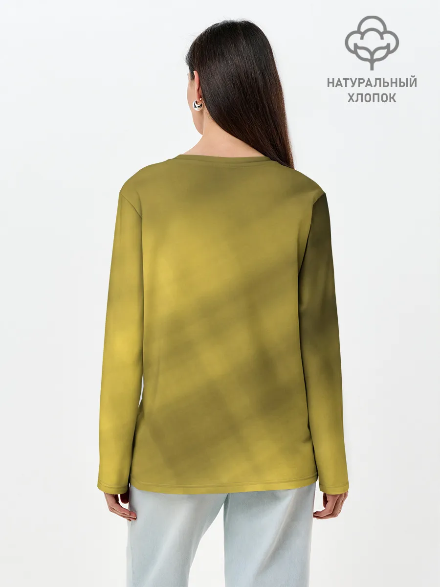 Лонгслив женский. Хлопок / Bumblebee -3-