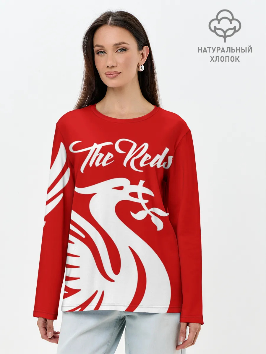 Лонгслив женский. Хлопок / Ливерпуль