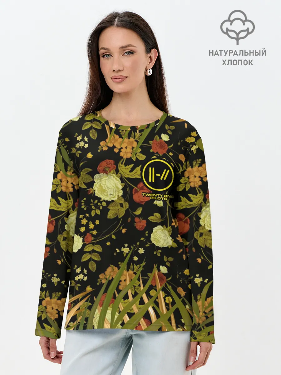Лонгслив женский. Хлопок / Twenty One Pilots - Trench