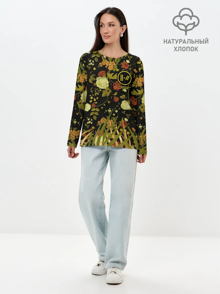 Лонгслив женский. Хлопок / Twenty One Pilots - Trench