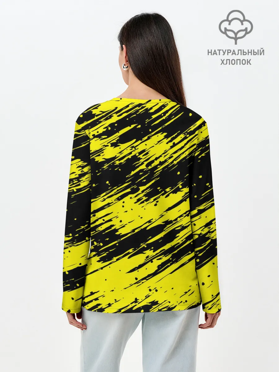 Лонгслив женский. Хлопок / Bumblebee