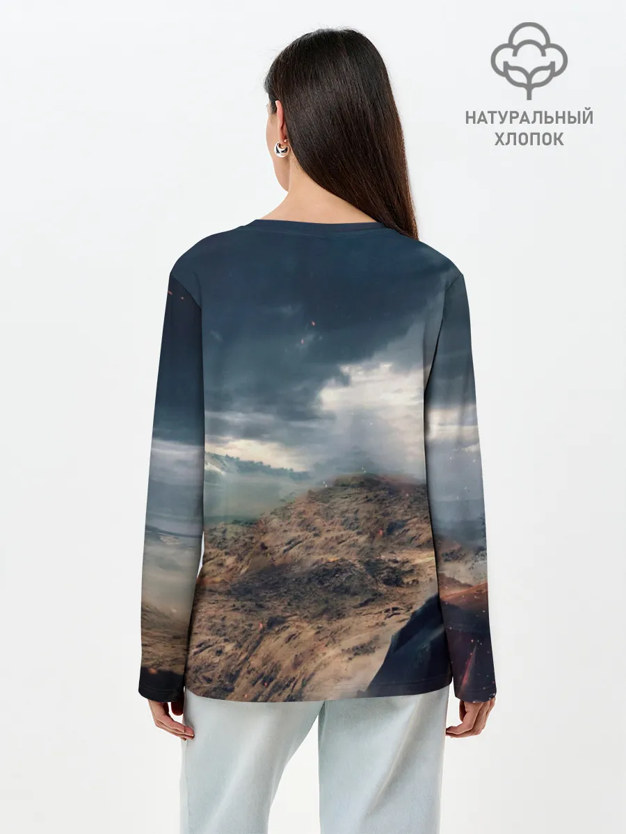 Лонгслив женский. Хлопок / Танк