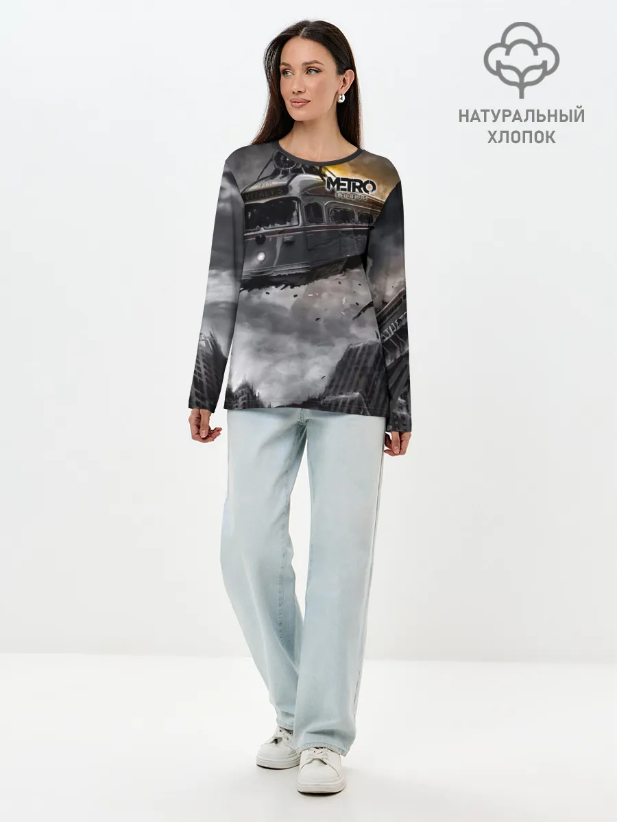 Лонгслив женский. Хлопок / Metro Exodus