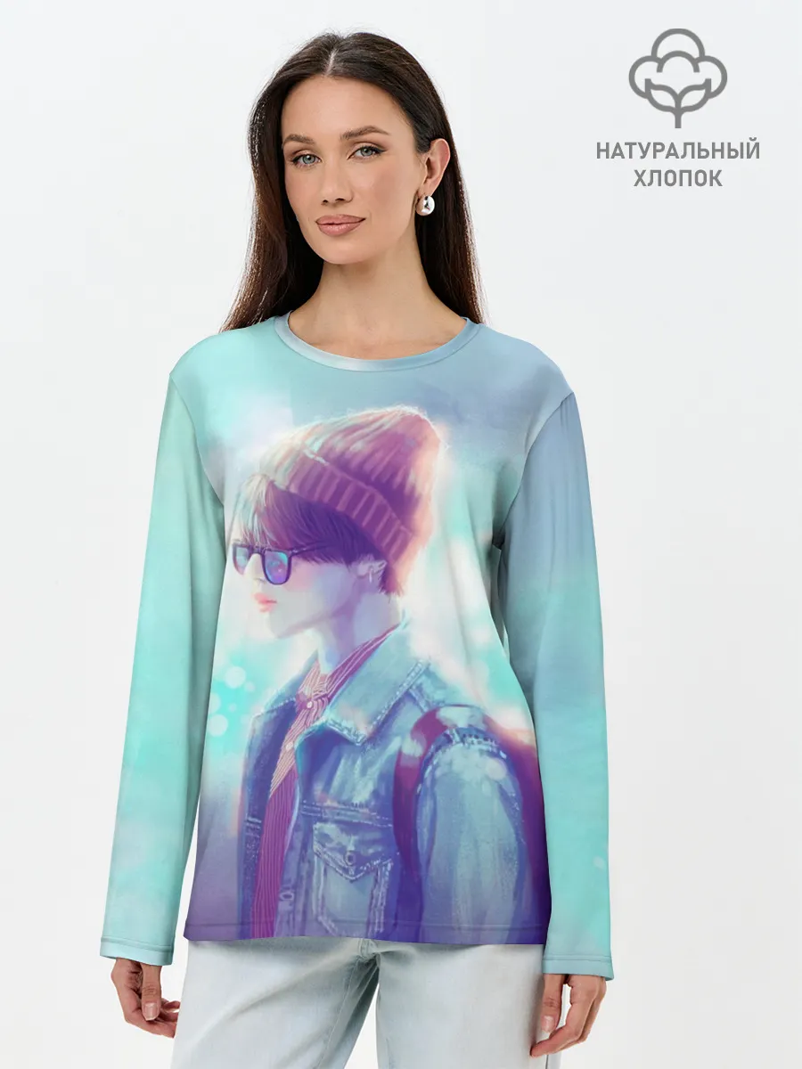 Лонгслив женский. Хлопок / BTS. Jimin