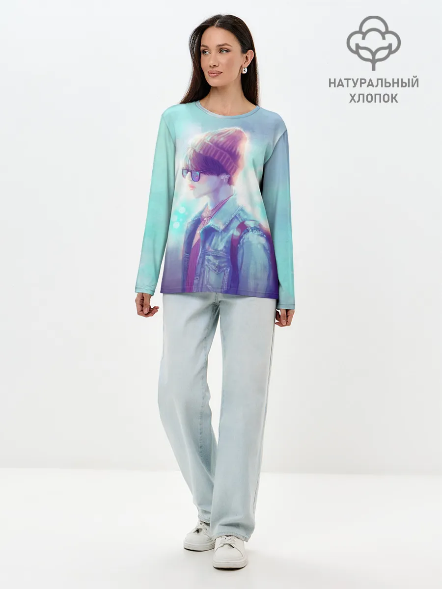 Лонгслив женский. Хлопок / BTS. Jimin