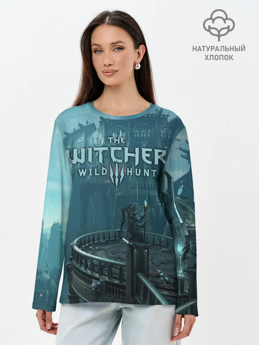 Лонгслив женский. Хлопок / Ведьмак 3: Дикая Охота