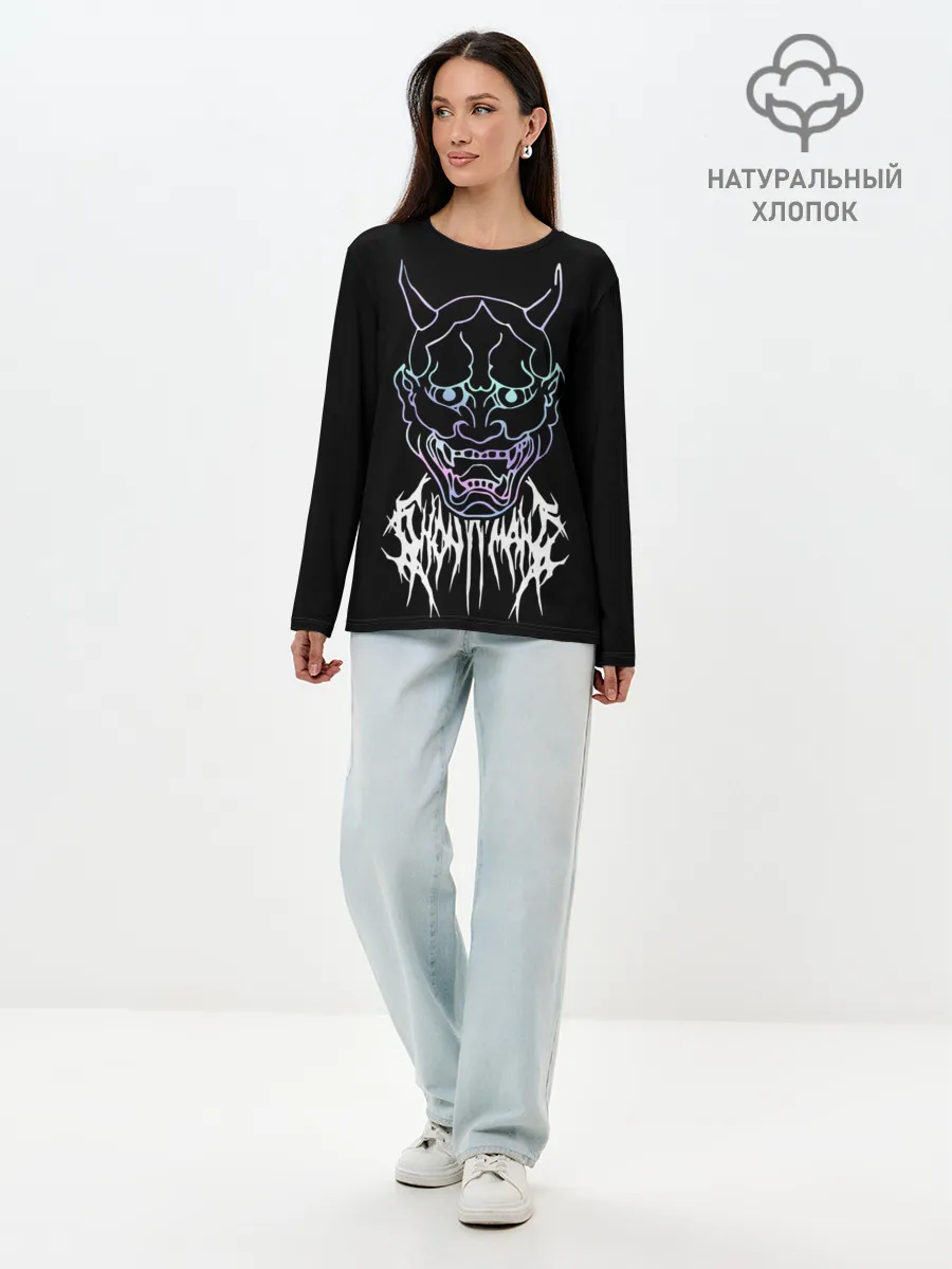 Лонгслив женский. Хлопок / Ghostemane