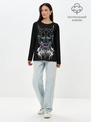 Лонгслив женский. Хлопок / Ghostemane