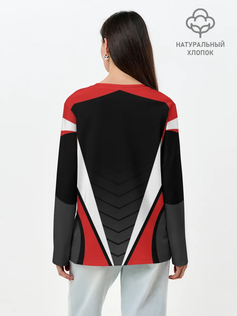 Лонгслив женский. Хлопок / Форма GT Omega