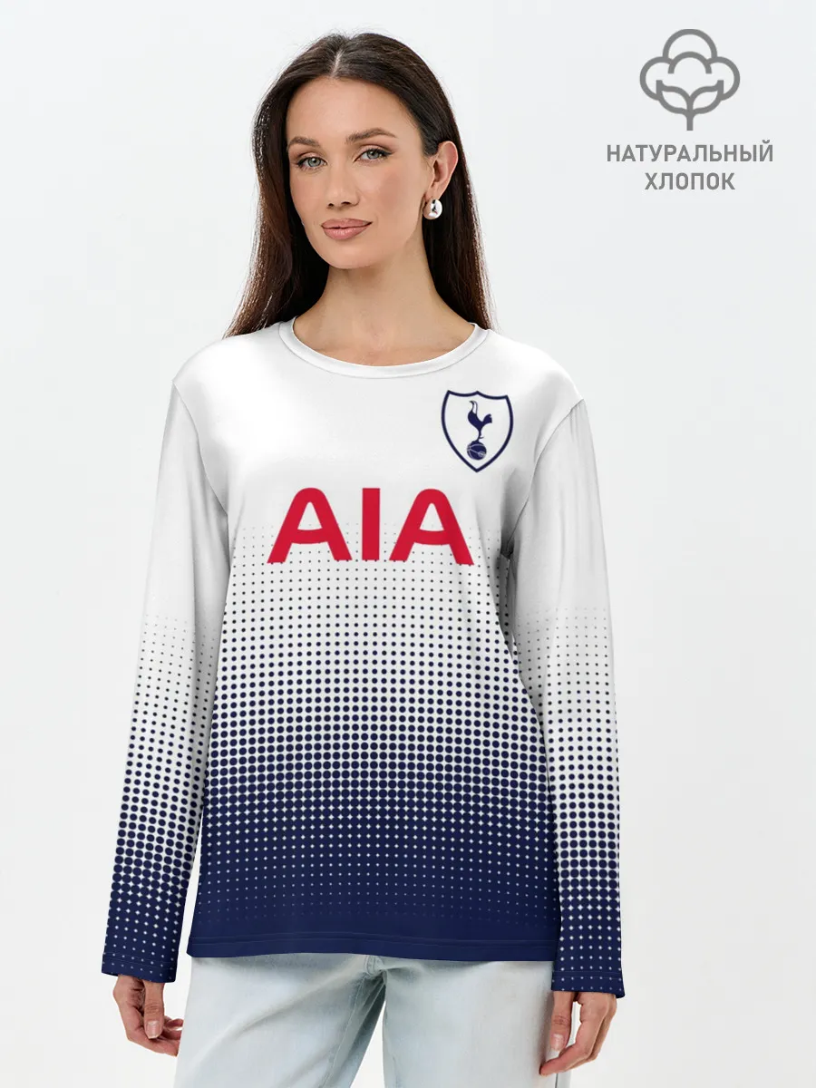 Лонгслив женский. Хлопок / Тоттенхэм