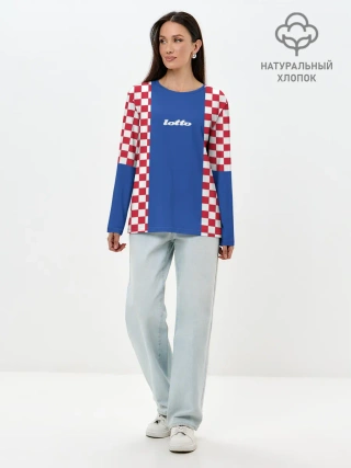 Лонгслив женский. Хлопок / Форма lotto