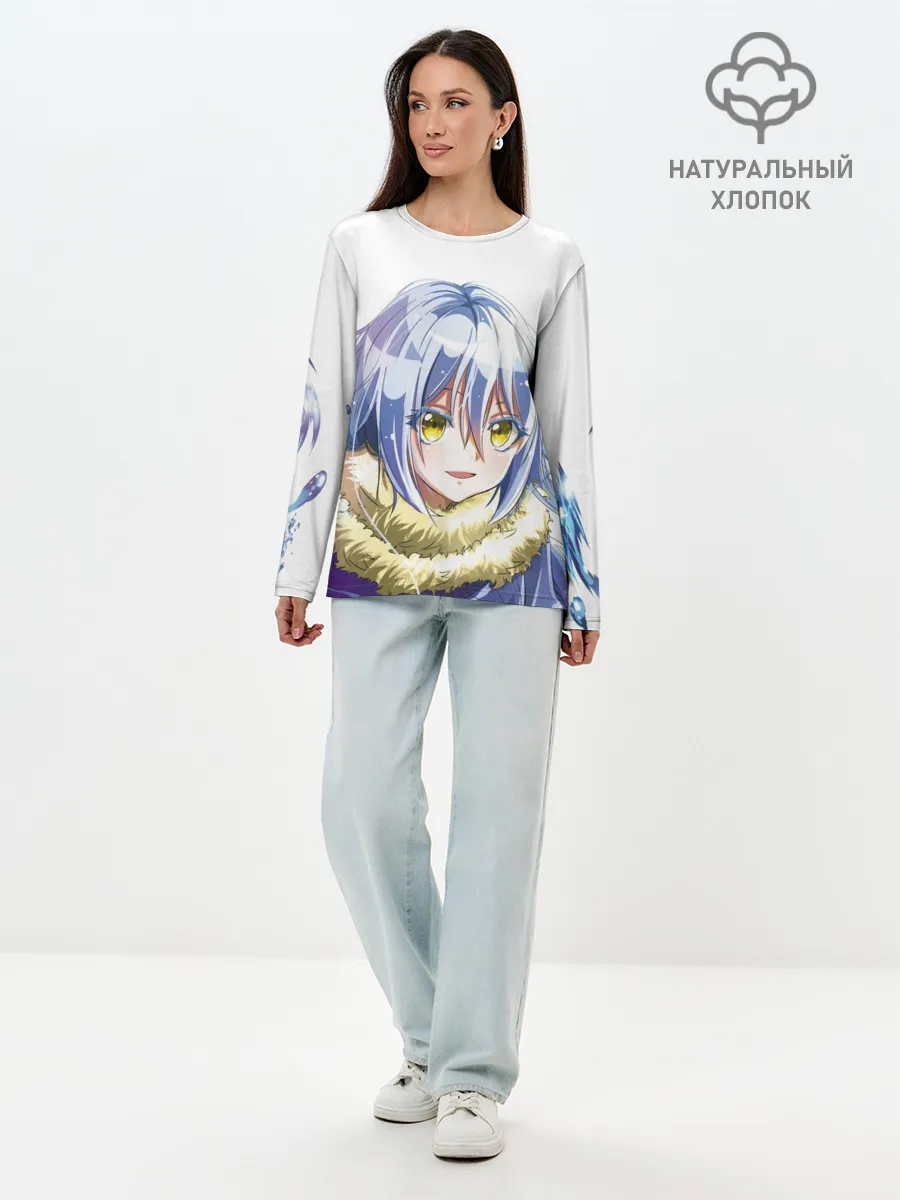 Лонгслив женский. Хлопок / That Time I Got Reincarnated a