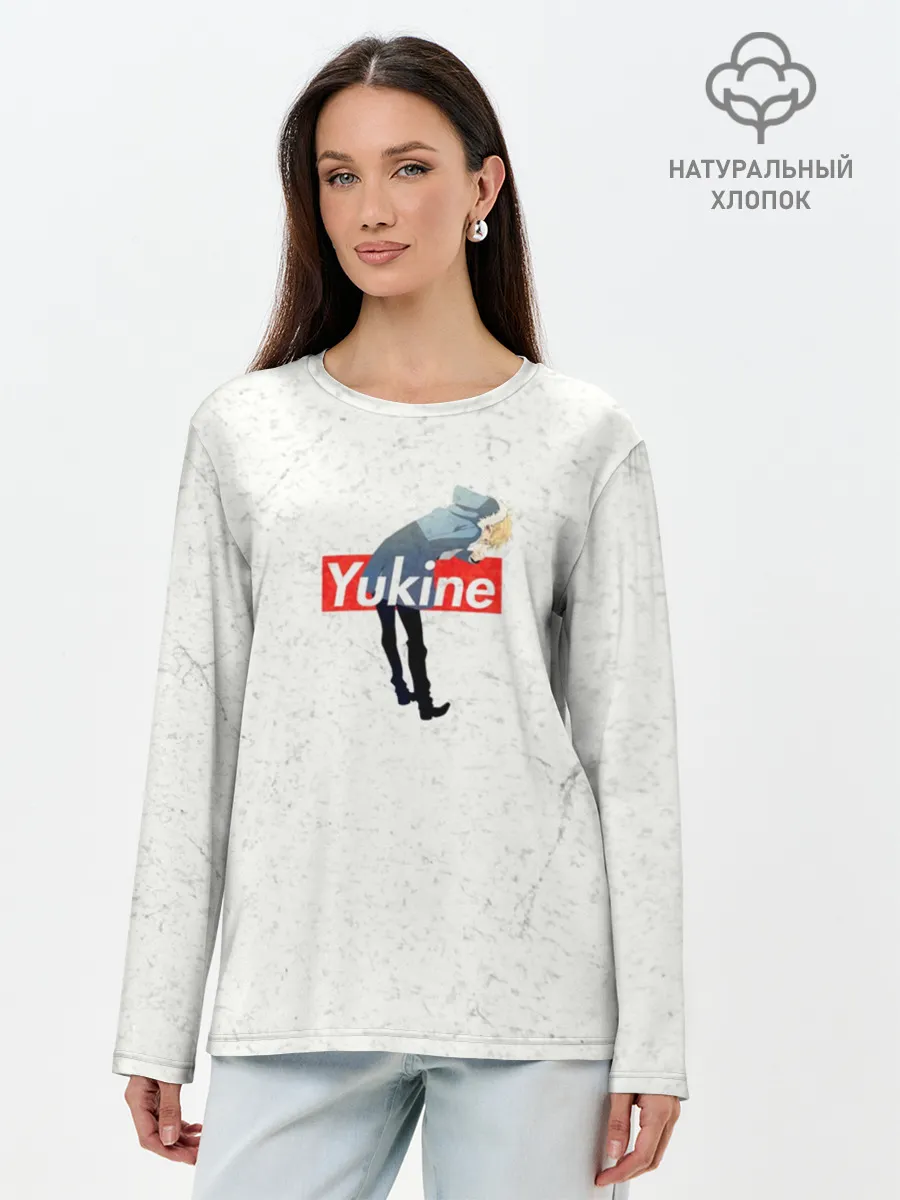 Лонгслив женский. Хлопок / Yukine