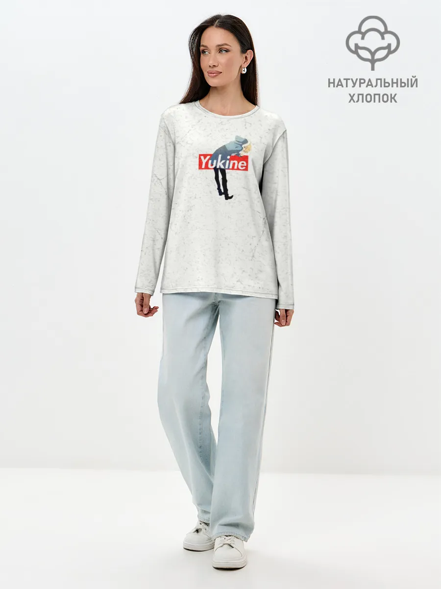 Лонгслив женский. Хлопок / Yukine