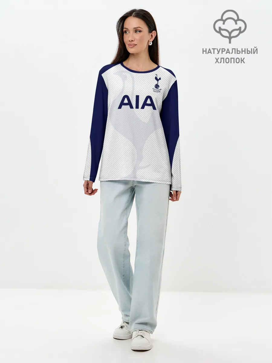 Лонгслив женский. Хлопок / Тоттенхэм
