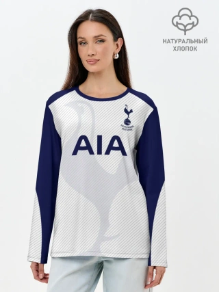 Лонгслив женский. Хлопок / Тоттенхэм
