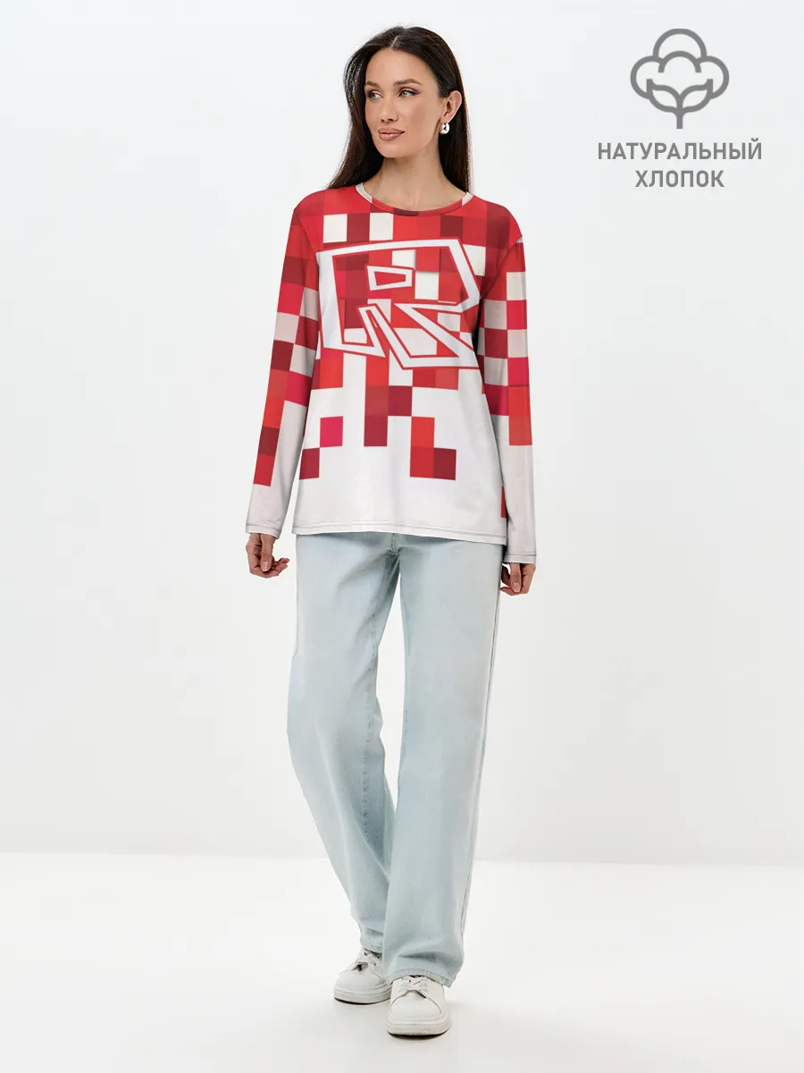 Лонгслив женский. Хлопок / Roblox