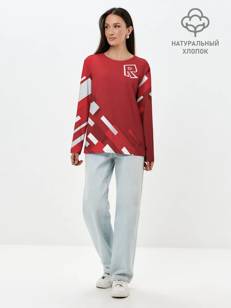 Лонгслив женский. Хлопок / Roblox