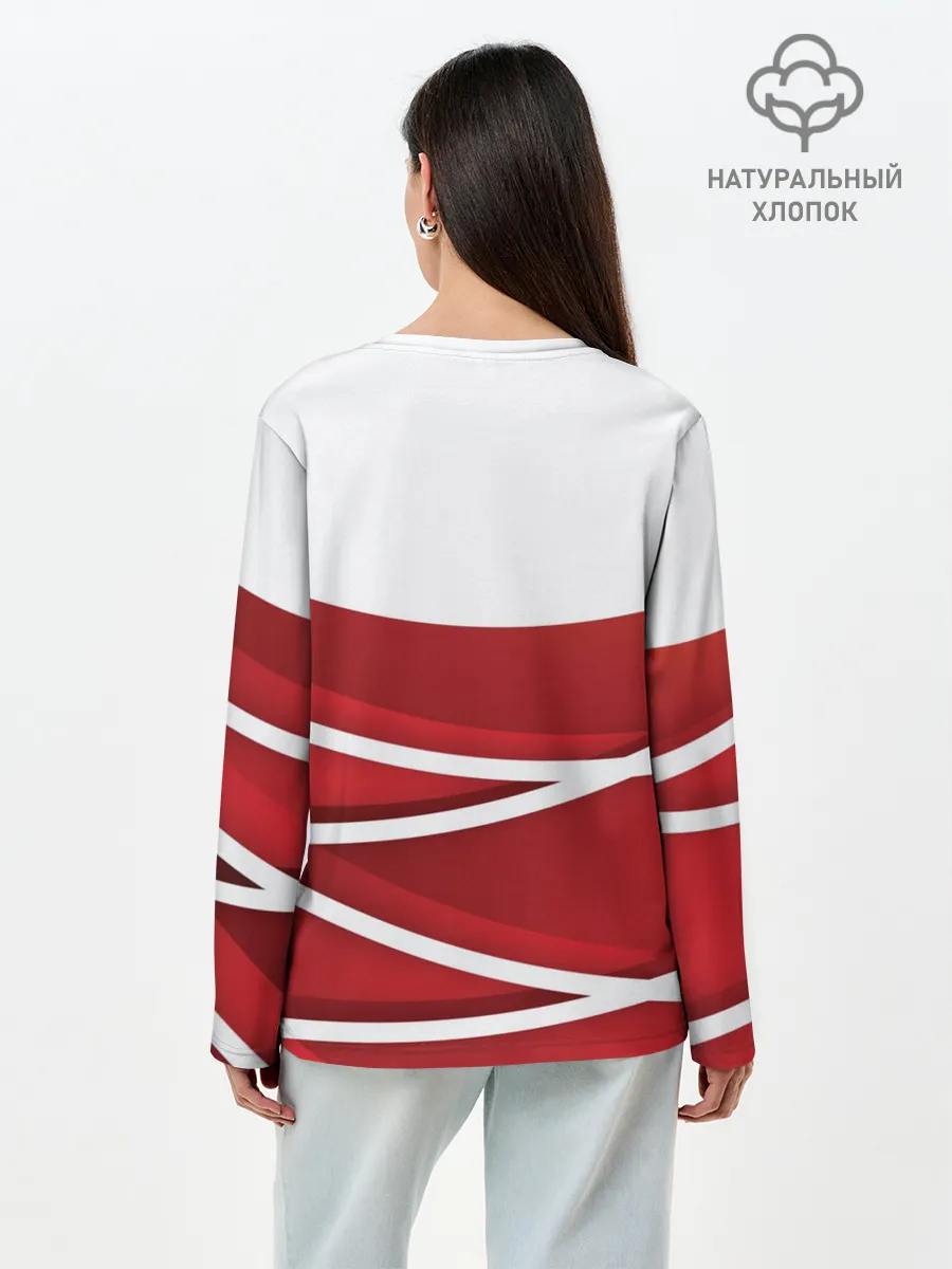 Лонгслив женский. Хлопок / Роблокс