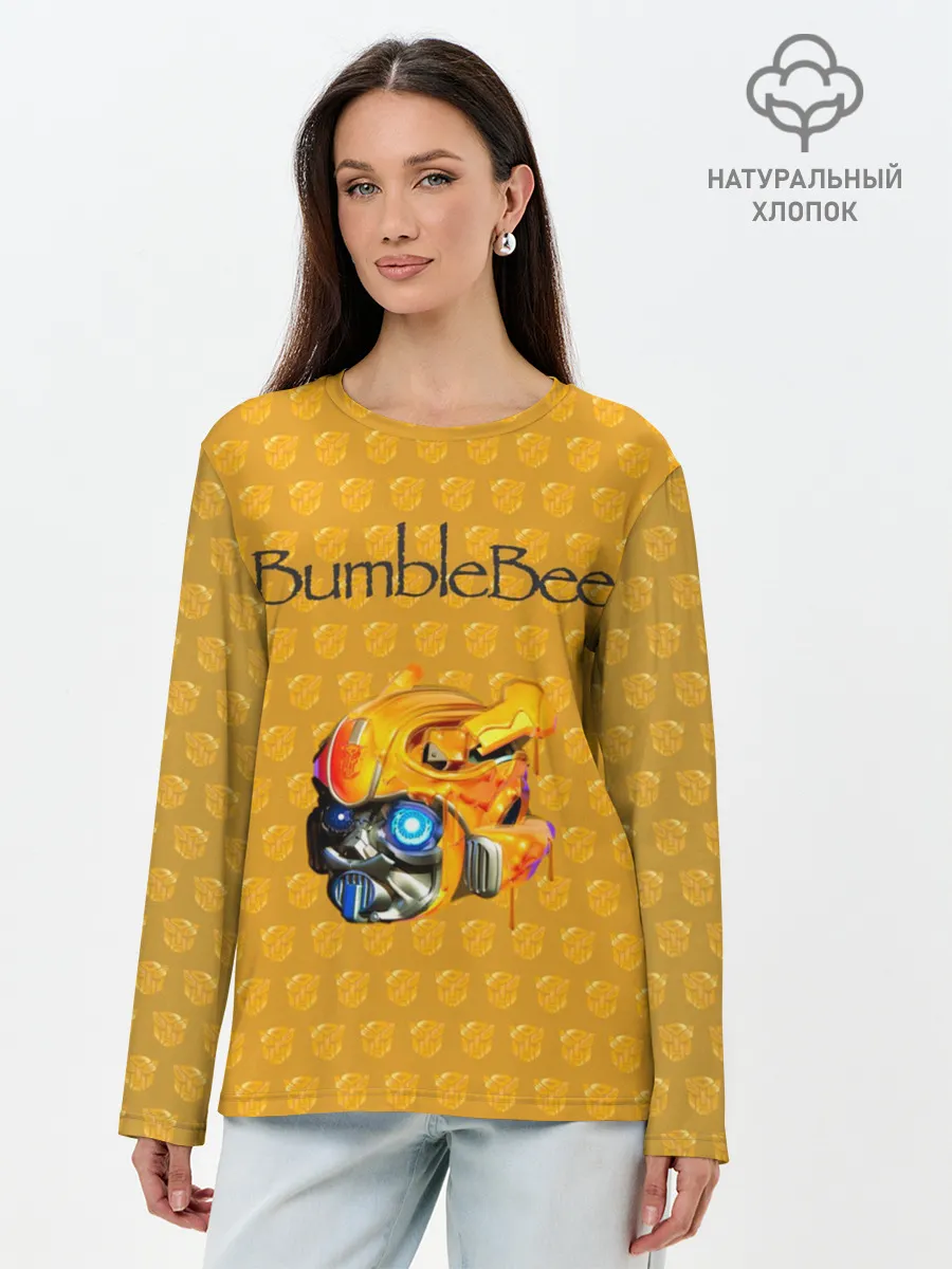 Лонгслив женский. Хлопок / BumbleBee