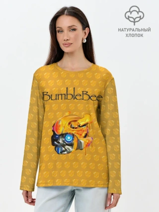 Лонгслив женский. Хлопок / BumbleBee