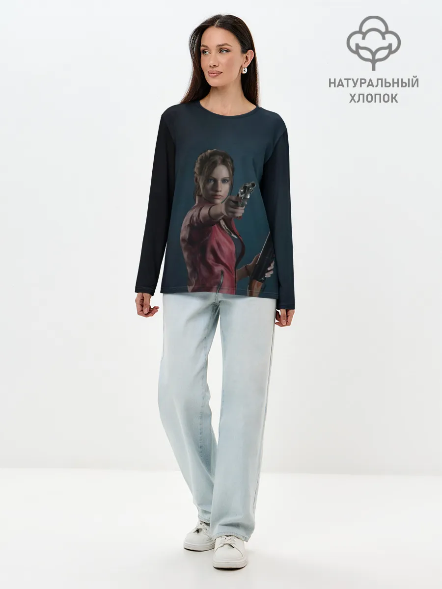 Лонгслив женский. Хлопок / Claire Redfield
