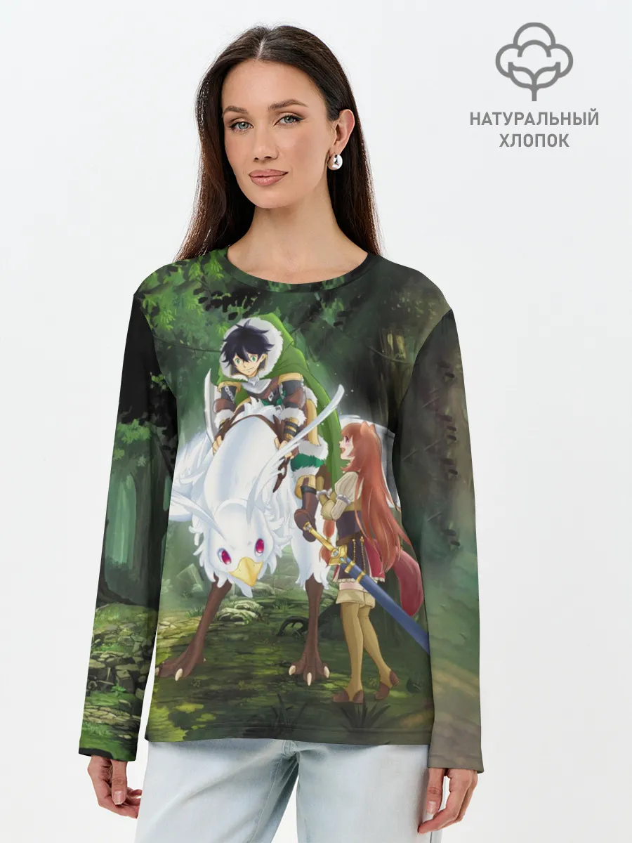 Лонгслив женский. Хлопок / The Rising of the Shield Hero
