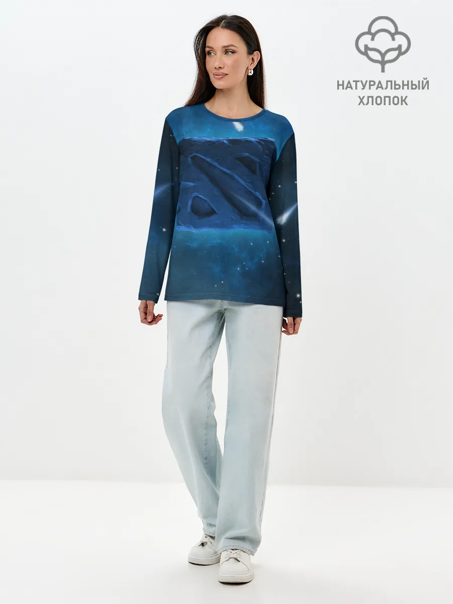 Лонгслив женский. Хлопок / Dota 2