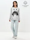 Лонгслив женский. Хлопок / BAD PANDA
