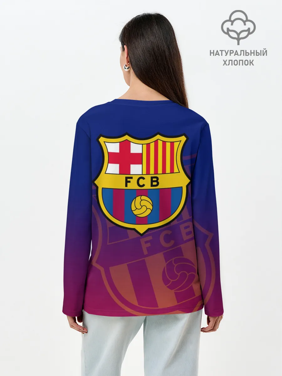 Лонгслив женский. Хлопок / Барселона